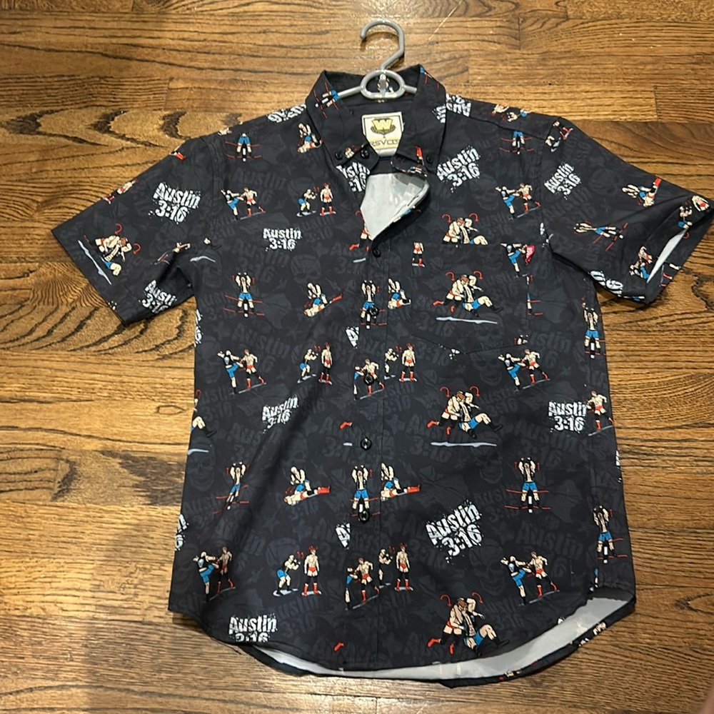 RSVLTS "Stone Cold" Steve Austin Button Up Shirt